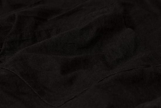 25FW COMOLI 긴팔 셔츠 카디 코튼 코몰리  B01-02011 블랙 - OTHER BRANDS