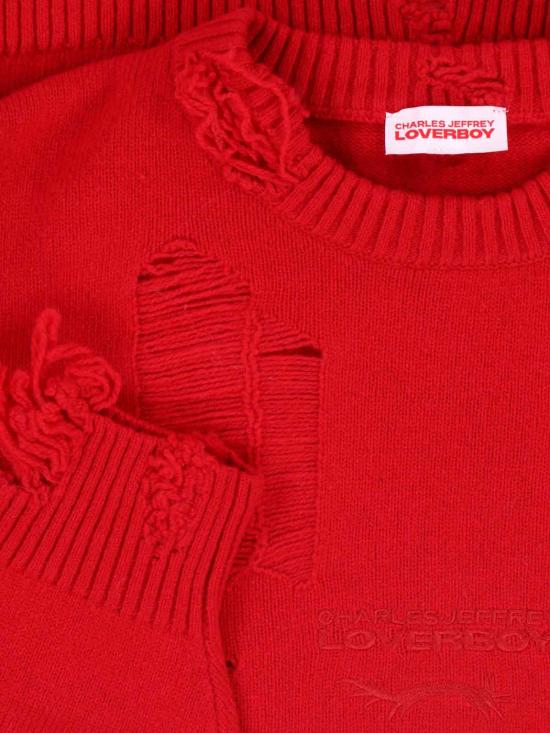 25FW 찰스 제프리 러버보이 스웨터 052090102 RED Red - CHARLES JEFFREY LOVERBOY