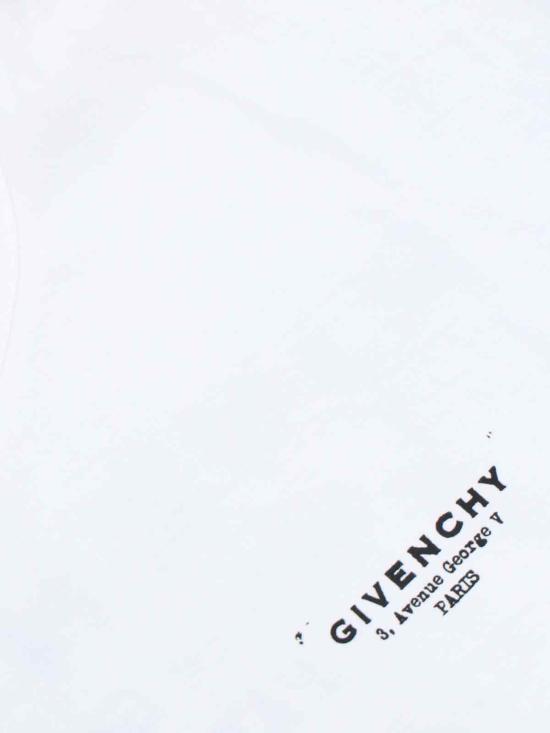 25FW 지방시 반팔 티셔츠 BW70FKP75N 100 White - GIVENCHY