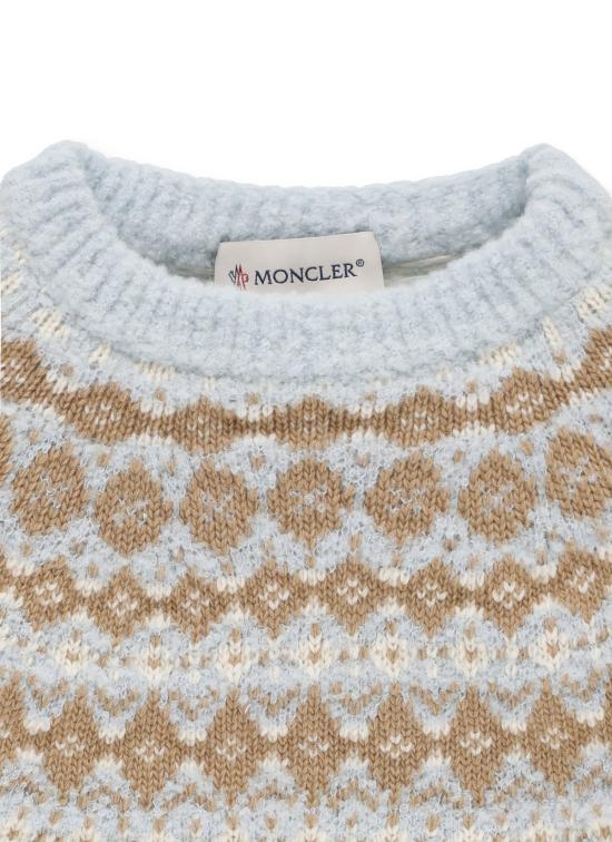 25FW [키즈] 몽클레어 트레이닝 상의 954 9C00008 M4505702 Light Blue - MONCLER