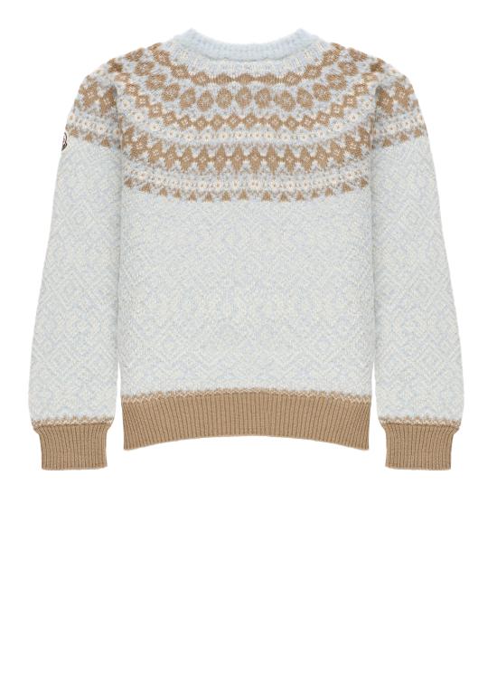 25FW [키즈] 몽클레어 트레이닝 상의 954 9C00008 M4505702 Light Blue - MONCLER