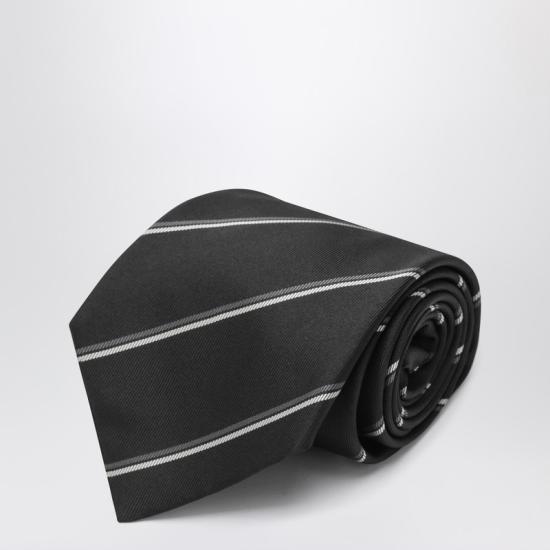 25FW 생로랑 넥타이 8250663Y002 Grey