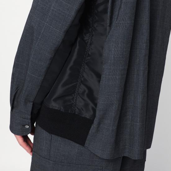 25FW 사카이 긴팔 셔츠 25 03805MWO Grey - SACAI