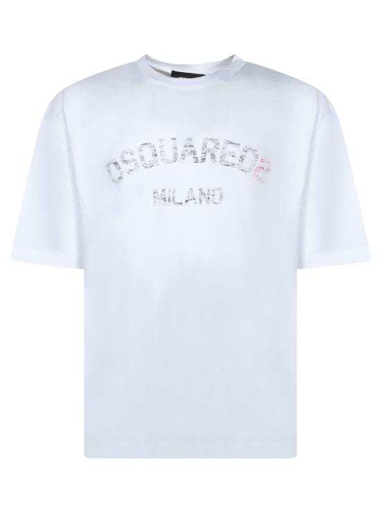25SS 디스퀘어드2 탑 S74GD1399 D20020 100 White