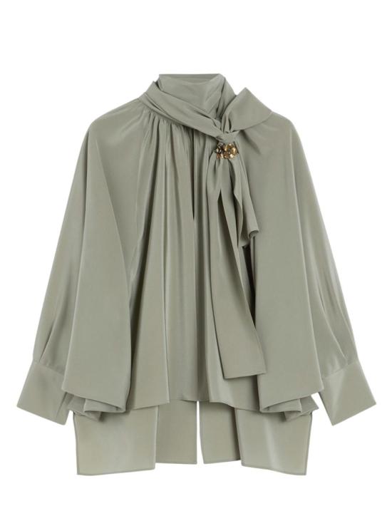 25FW 막스마라 블라우스 2521116081600027 VERDE SALVIA