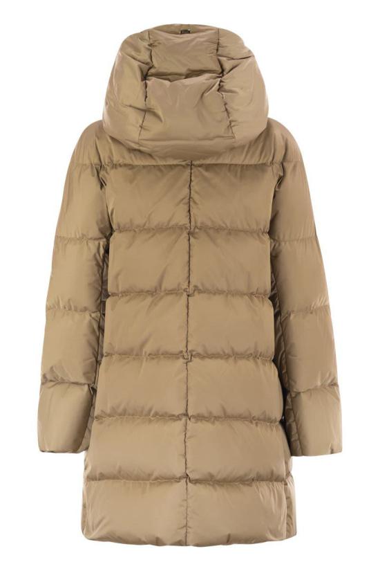 25FW 에르노 새틴 A-셰이프 재킷  PI1304D12170Z 2157 Brown - HERNO