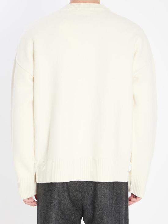 25FW 아미 스웨터 6916222 UKS838 018 154 WHITE - AMI
