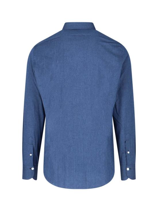 25FW 피나모레 긴팔 셔츠 A5030 MILANO ZANTE2 BLUE - FINAMORE