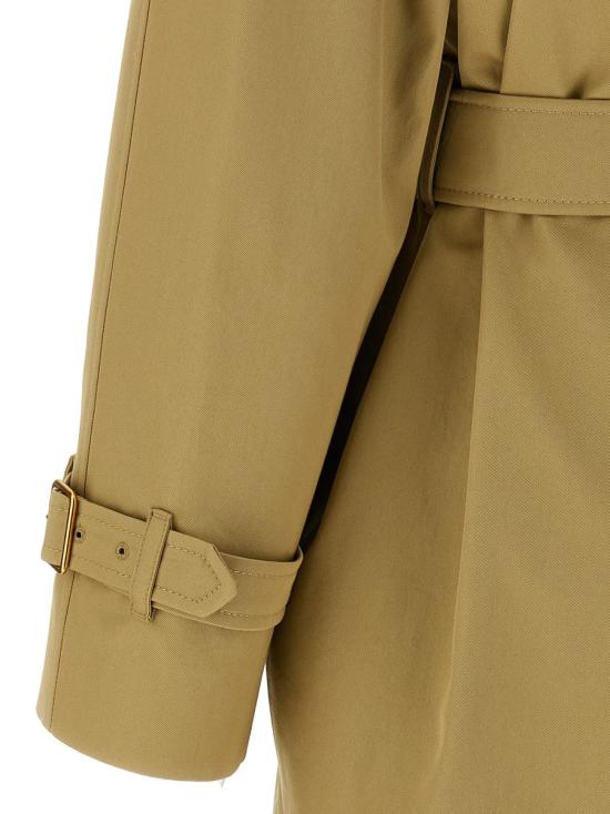  버버리 미드 렝스 체크 칼라 캐슬포드 트렌치코트  8111564HAMPER Beige - BURBERRY