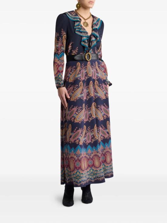 25FW 에트로 스커트 WRFA0037 AKB34X0886 Blue - ETRO