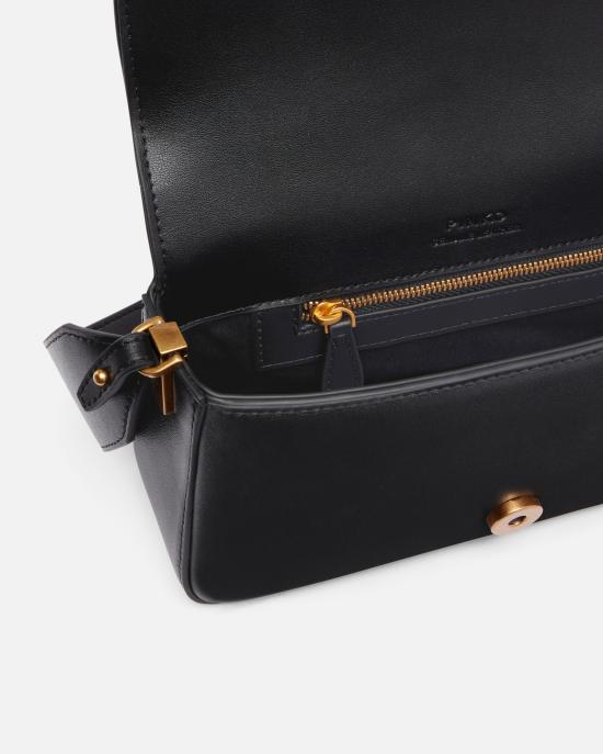 25FW 핑코 토트백 104340A0QO Z99Q Nero antique gold - PINKO