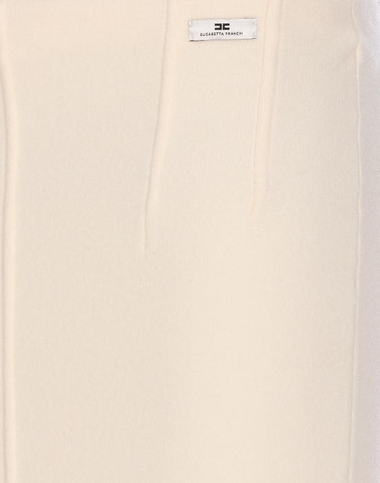 25FW 엘리자베타프랜치 미디 스커트 GK19S56E2 DZ9 White - ELISABETTA FRANCHI