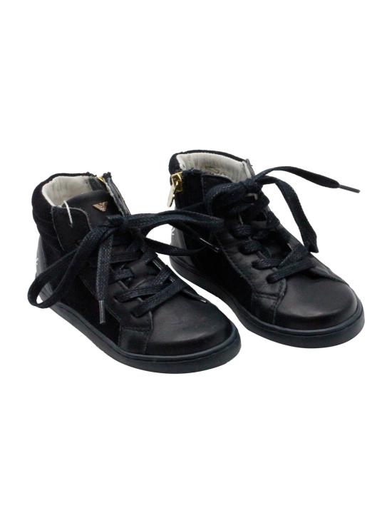 25FW [키즈] 알마니 스니커즈 BE524 28 K5 Blue - ARMANI