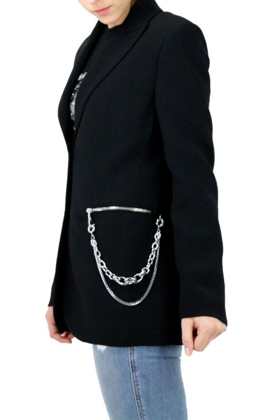 25FW 에르마노 설비노 수트 자켓 D366I315 UKF95708 Black - ERMANNO SCERVINO