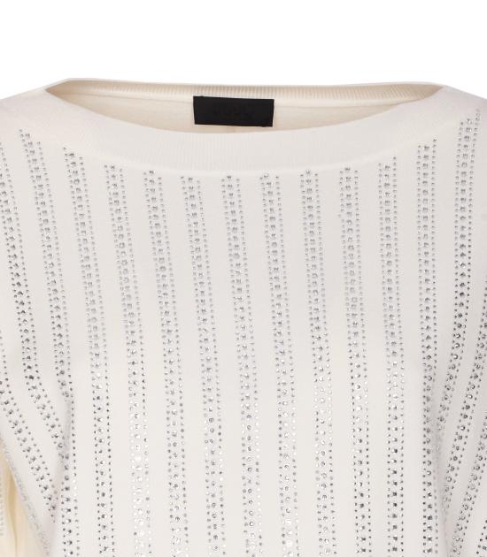 25FW 리우조 스웨터 CF5271MA96E M9990 White - LIU JO