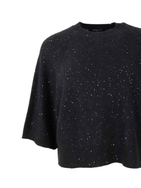 25FW 파비아나 필리피 스웨터 MAD214F067D296 825 Black - FABIANA FILIPPI