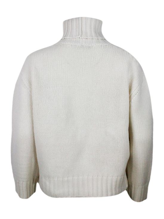 25FW 파비아나 필리피 터틀넥 MAD214F111N128 25 Cream - FABIANA FILIPPI