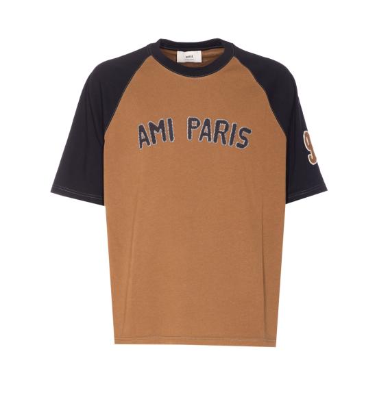 25FW 아미 알렉산드르 마티우시 반팔 티셔츠 HTS350 7262162 Brown