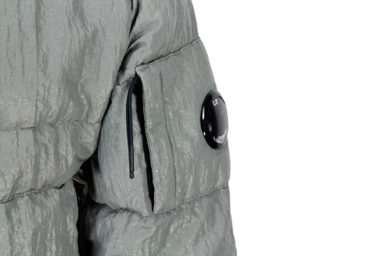 25FW [키즈] 씨피 컴퍼니 패딩 13CKOW007 669 Green - C.P. COMPANY