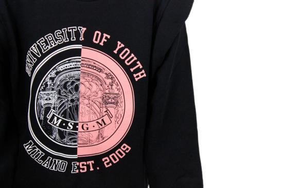 25FW [키즈] 엠에스지엠 니트/스웻셔츠 MS027838 110 Black - MSGM