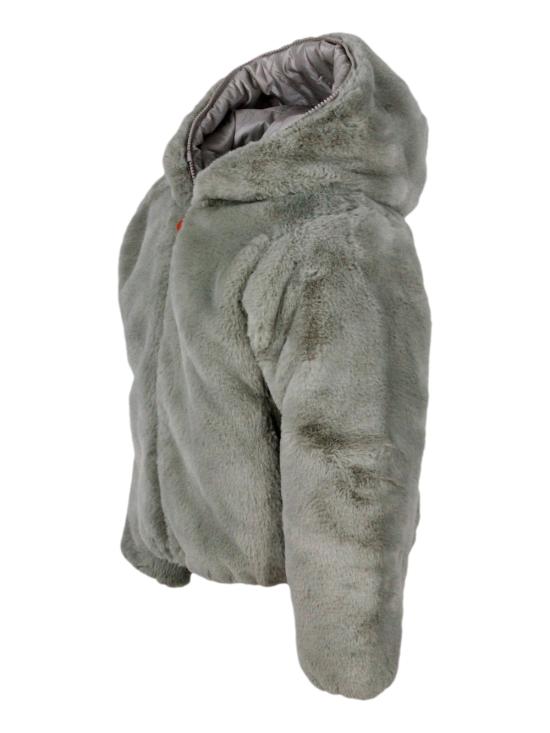 25FW [주니어] 세이브더덕 패딩 J33540GFURY17 40019 Greige - SAVE THE DUCK