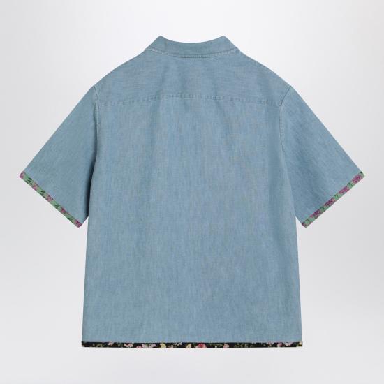 25SS 발렌티노 가라바니 긴팔 셔츠 6V0DB04LALM Light blue - VALENTINO GARAVANI