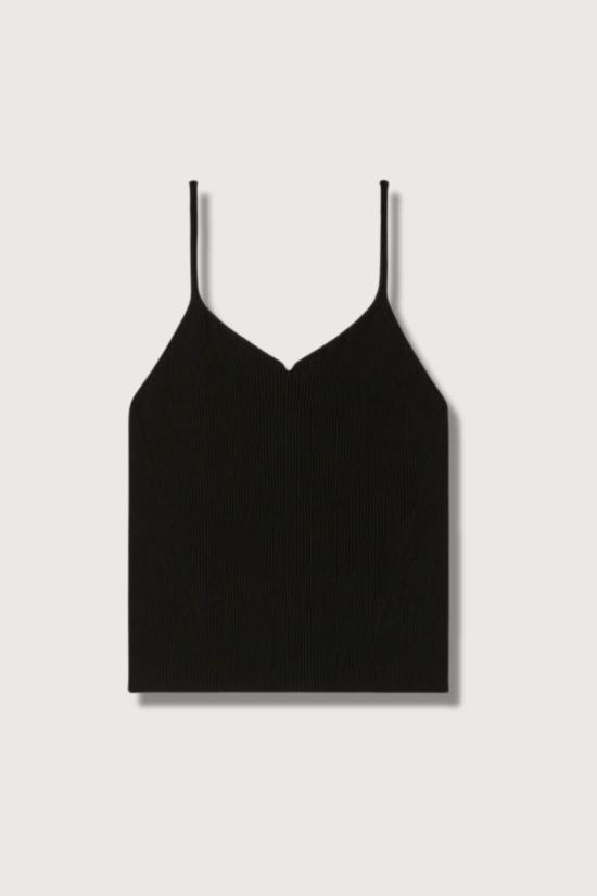  씨에프씨엘 민소매 티셔츠 CFCL 포트레이트 캐미탑 블랙