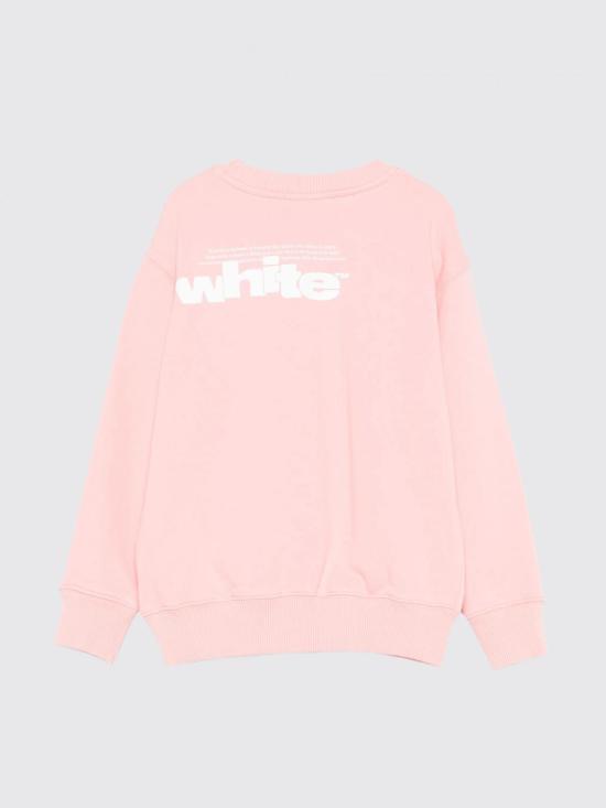 25FW [키즈] 오프화이트 풀오버 OGBA001S25FLE002 3001 Pink - OFF WHITE