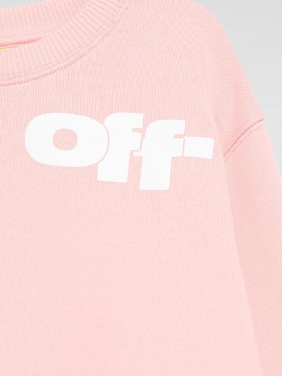 25FW [키즈] 오프화이트 풀오버 OGBA001S25FLE002 3001 Pink - OFF WHITE