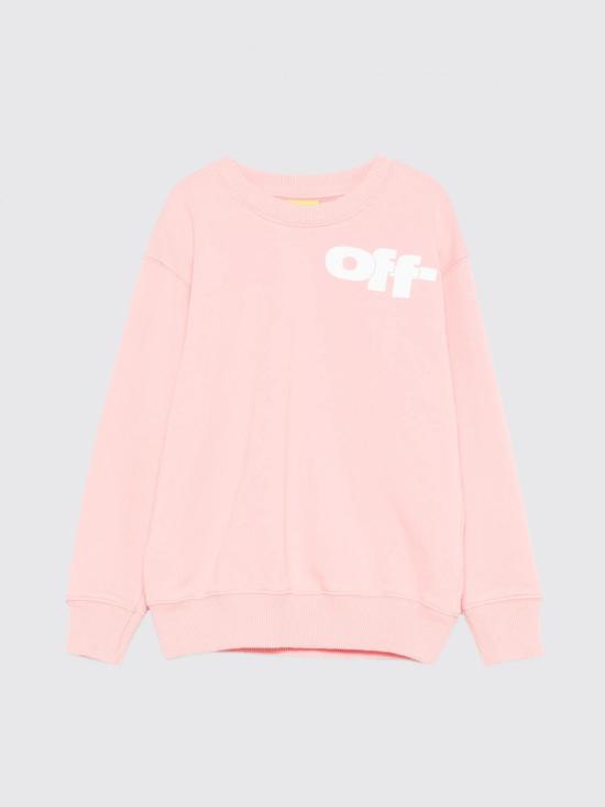 25FW [키즈] 오프화이트 풀오버 OGBA001S25FLE002 3001 Pink