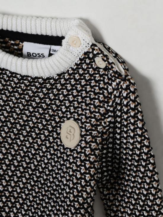 25FW [키즈] 보스 풀오버 J52453 09B Black - BOSS