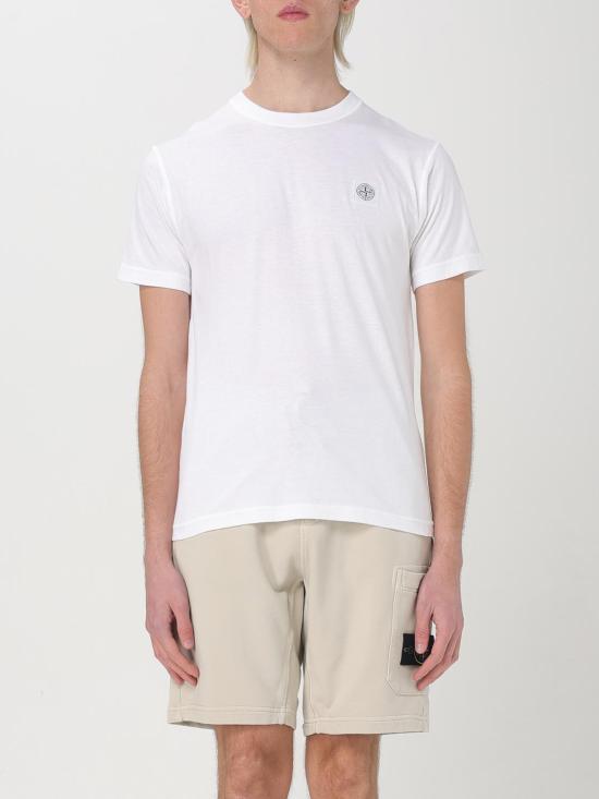 25FW 스톤 아일랜드 반팔 티셔츠 2100237S0057 V0001 White