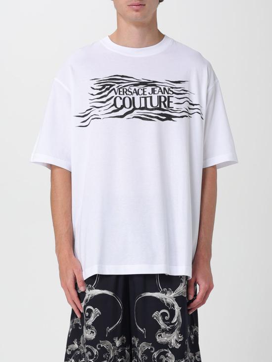25SS 베르사체 반팔 티셔츠 78GAH6L1J0001 003 White