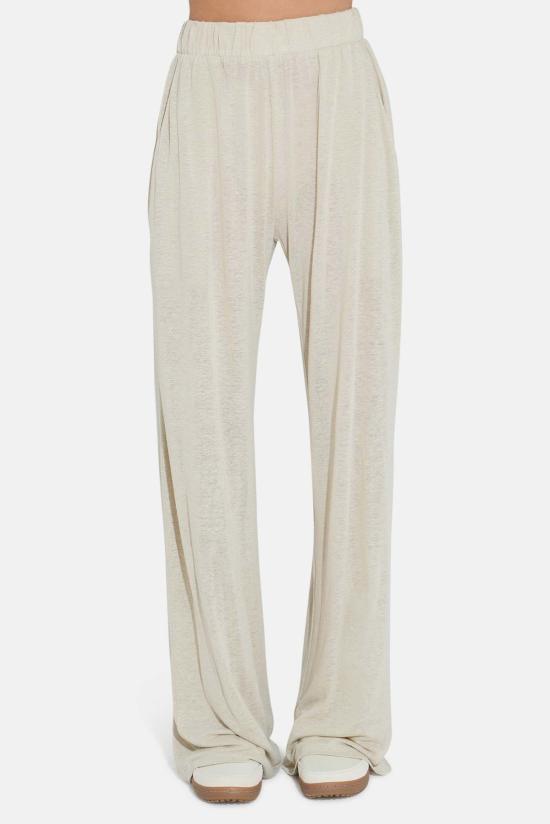  더 타일 클럽 스트레이트 팬츠 타일 클럽 네이피그 리넨 비치 팬츠