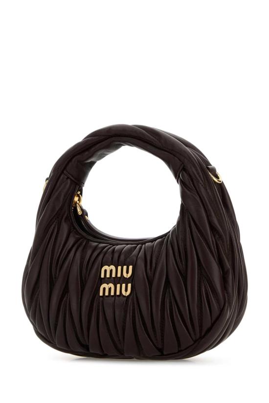 25FW 미우미우 숄더백 5BP078AN88F0NBL BROWN DOM - MIU MIU
