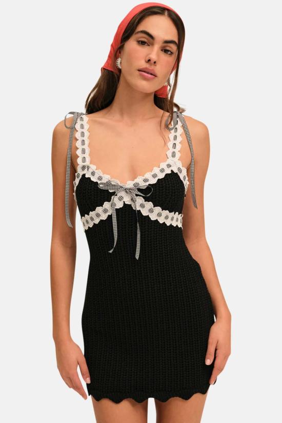  포러브앤레몬스 숏 원피스 포 러브 앤 레몬스 베카 미니 드레스