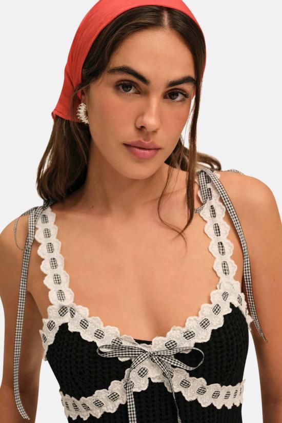  포러브앤레몬스 숏 원피스 포 러브 앤 레몬스 베카 미니 드레스 - FOR LOVE & LEMONS