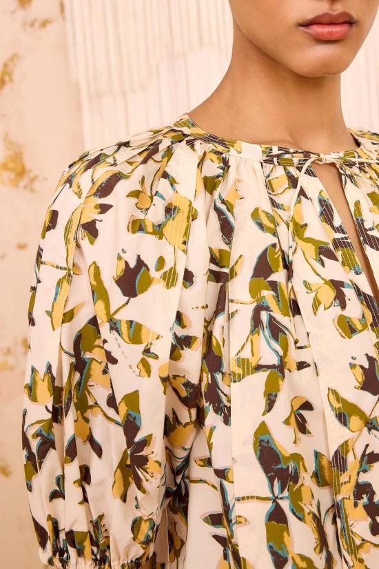  울라 존슨 반팔 티셔츠 로리 반팔 블라우스 - ULLA JOHNSON