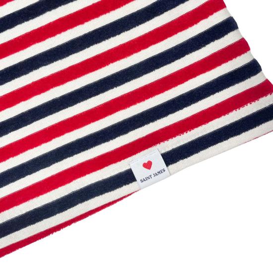  세인트제임스 긴팔 티셔츠 세인트 제임스 메리벨러스 트라이 탑 네이비/레드/크림 - SAINT JAMES