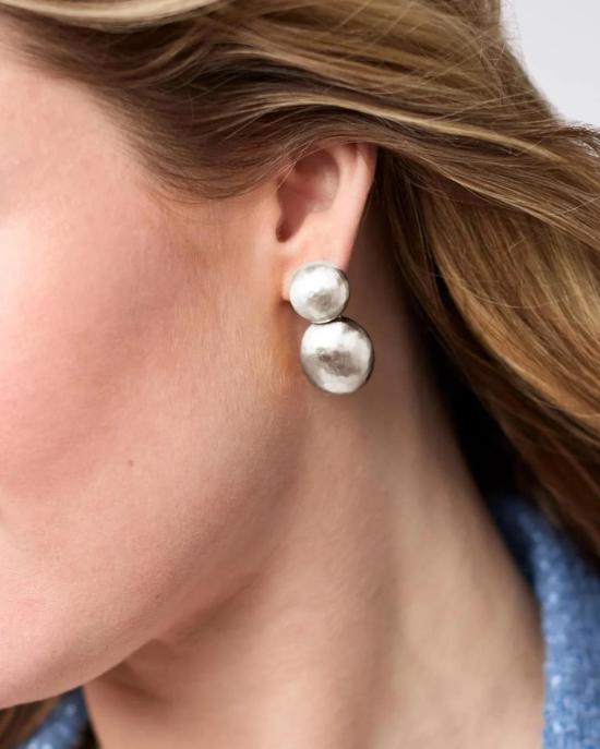  줄리 보스 이어링 솔라라 귀걸이 실버 - JULIE VOS
