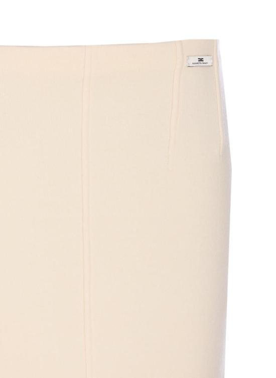 25FW 엘리자베타프랜치 미디 스커트 GK19S56E2DZ9 WHITE - ELISABETTA FRANCHI