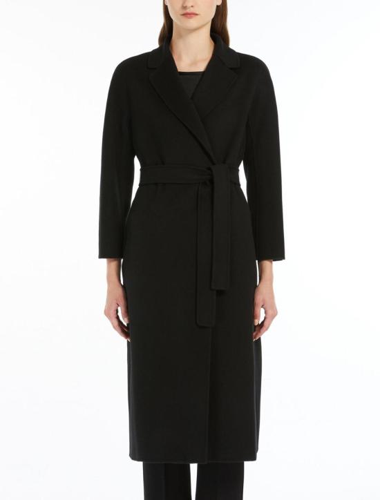 25FW 에스막스마라 에스투리아 버진울 코트   2529016081600013 Black - 'S MAX MARA