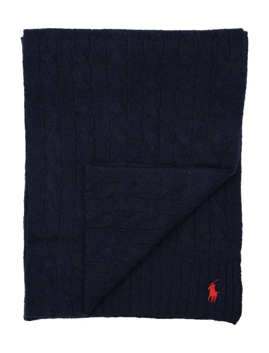 25FW 랄프 로렌 머플러/스카프 455956296 009 HUNTER NAVY - RALPH LAUREN
