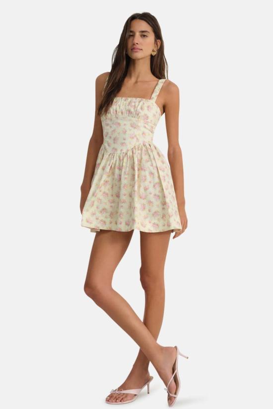  포러브앤레몬스 숏 원피스 포 러브 앤 레몬즈 조피아 미니 드레스 - FOR LOVE & LEMONS