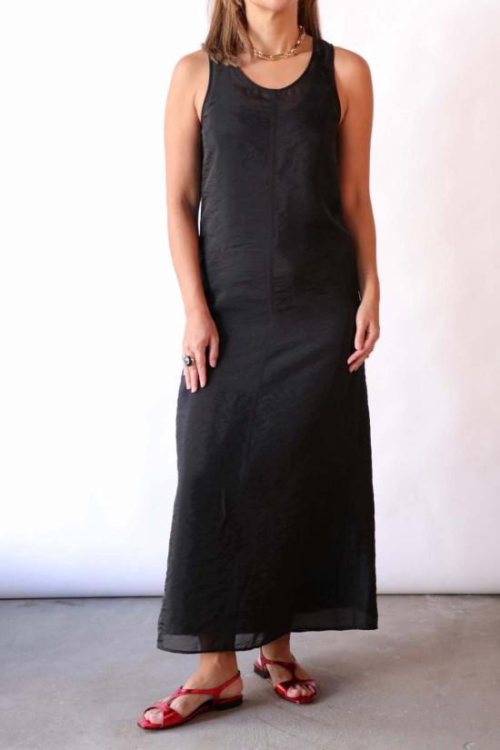  고셰르 롱 원피스 슬리브리스 A라인 드레스 - GAUCHERE