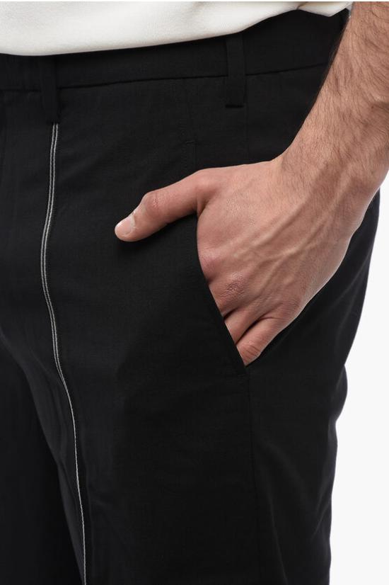  닐바렛 치노 팬츠 MY30153P Y000 524N Black - NEIL BARRETT