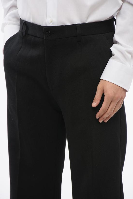  돌체앤가바나 스트레이트 팬츠 GYZMHT HU7PR N0000 Black - DOLCE & GABBANA