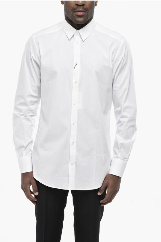  돌체앤가바나 긴팔 셔츠 G5EJ0TGG826W0800 White - DOLCE & GABBANA