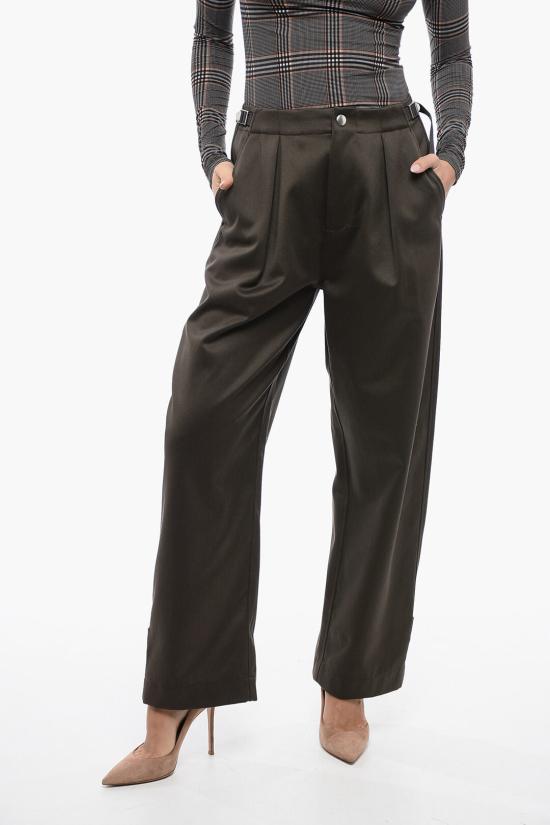  버버리 스트레이트 팬츠 8077752 B7326 147032 Military Green