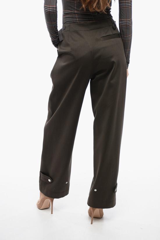  버버리 스트레이트 팬츠 8077752 B7326 147032 Military Green - BURBERRY